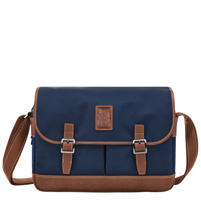 Borsa a tracolla L Boxford , Tela riciclata - Blu  - View 1 of  5