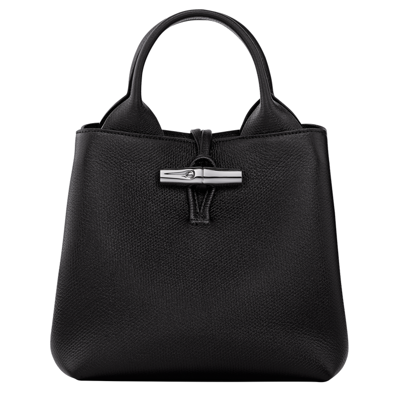 Le Roseau S Handbag , Black - Leather  - View 1 of  7