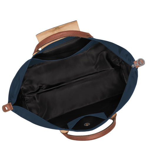 Le Pliage Original S Travel bag , Navy - Recycled canvas - View 5 of  7