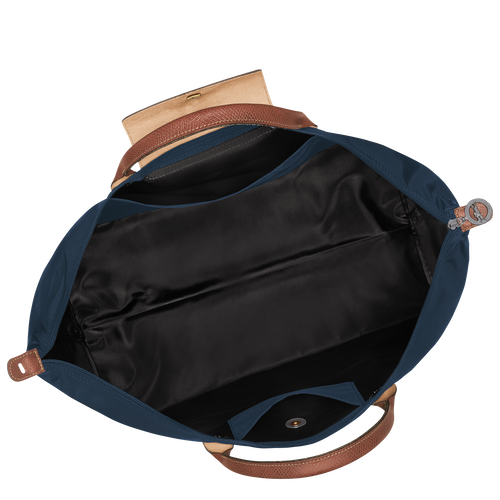 Le Pliage Original S Travel bag , Navy - Recycled canvas - View 5 of  7
