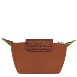 Portemonnaie Le Pliage Green , Recyceltes Canvas - Cognac