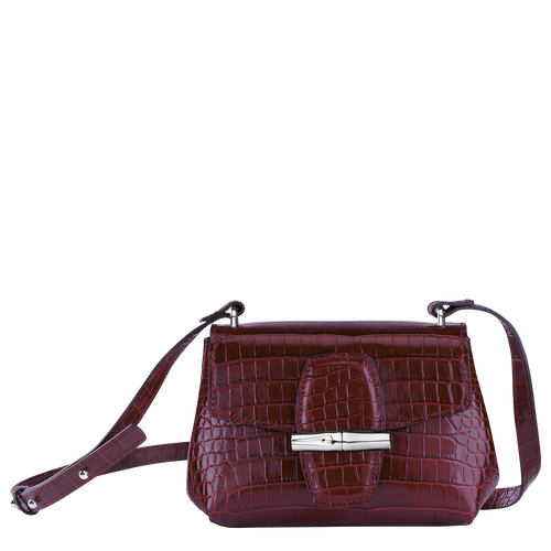 Sac porté travers XS Roseau Bordeaux (10115HTS009) | Longchamp CH Sac porté travers XS Roseau Bordeaux (10115HTS009) | Longchamp CH