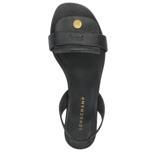 Spring/Summer Collection 2022 Flat Sandals, Black