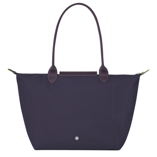 Le Pliage Green L Tote bag , Bilberry - Recycled canvas - View 3 of  4