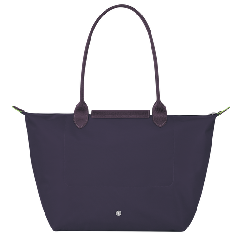 Le Pliage Green L Tote bag , Bilberry - Recycled canvas - View 3 of  4