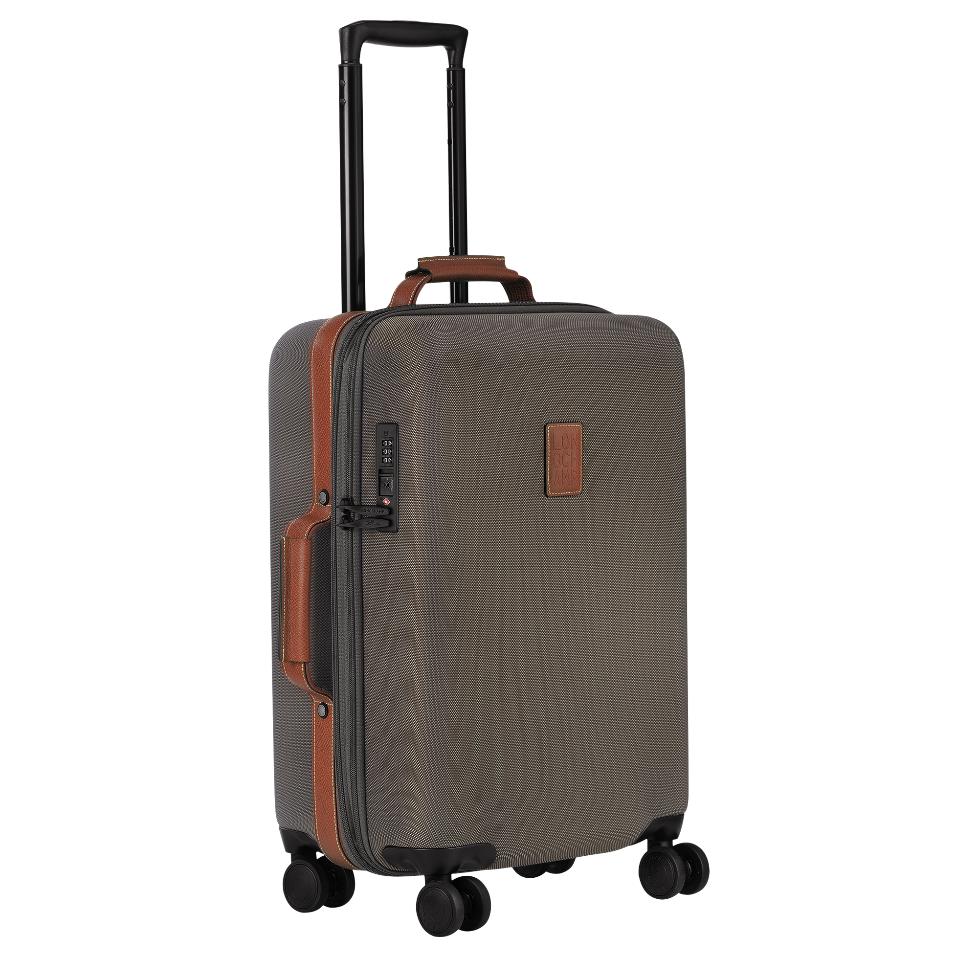 Valise S Boxford Toile recycl e Brun 24017080042 chiffon