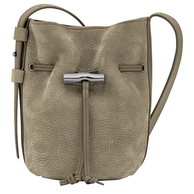 Sac seau S Le Roseau , Cuir - Lichen