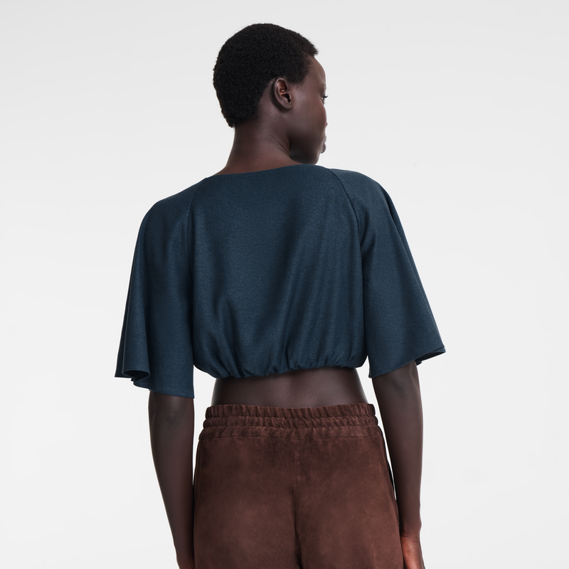 Top , Dark Purple - Crepe  - View 3 of  4