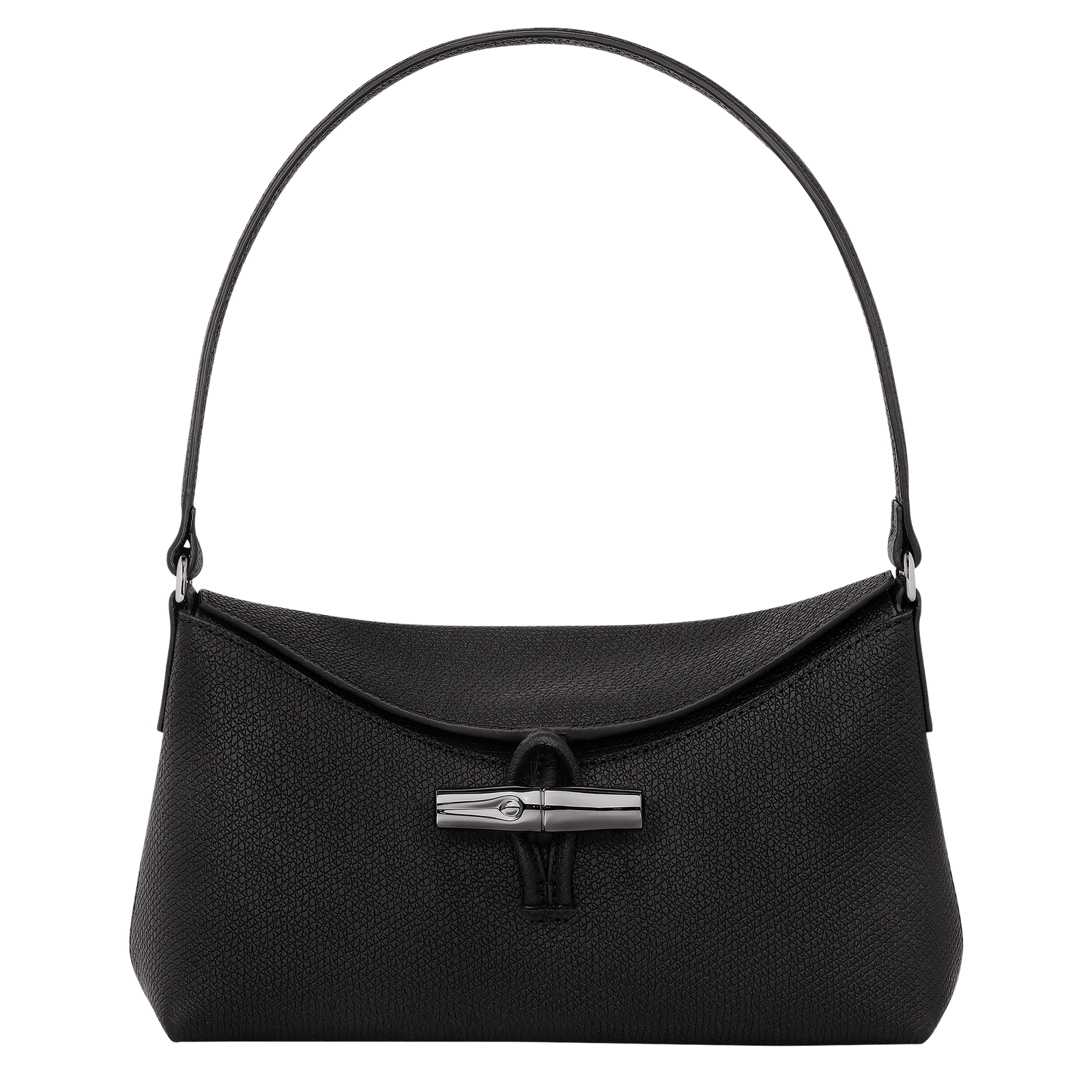 Roseau S Hobo bag Black Leather (10230HPN001) Longchamp US