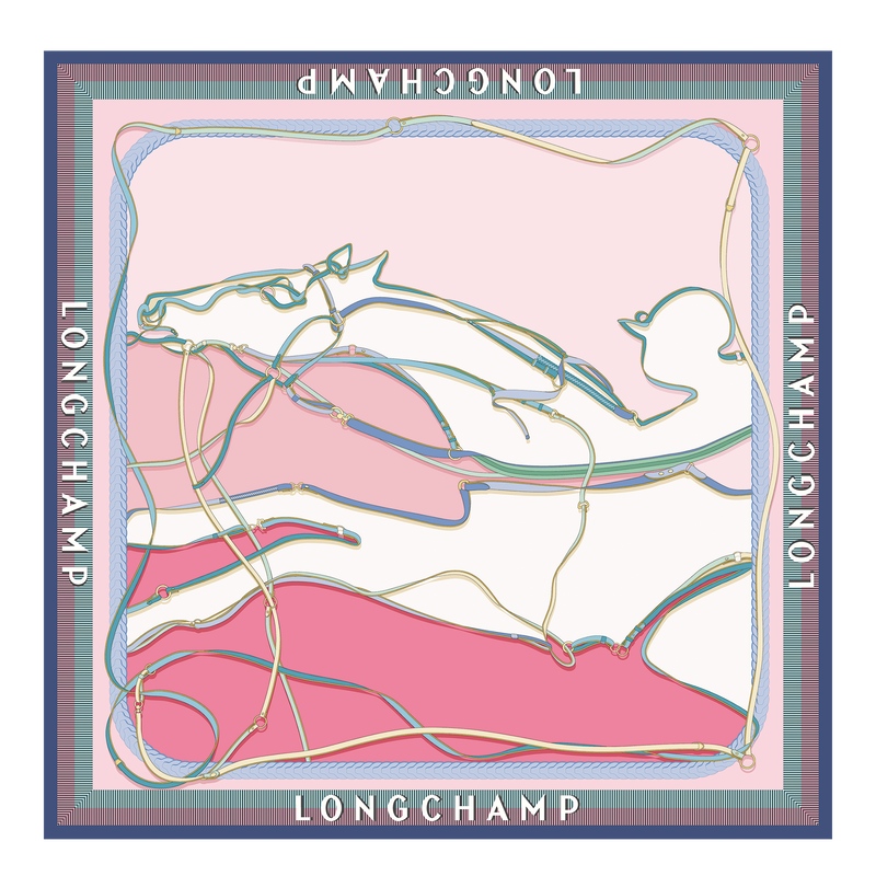 A Toute Allure Silk scarf 90 , Shrimp - Silk  - View 1 of  2