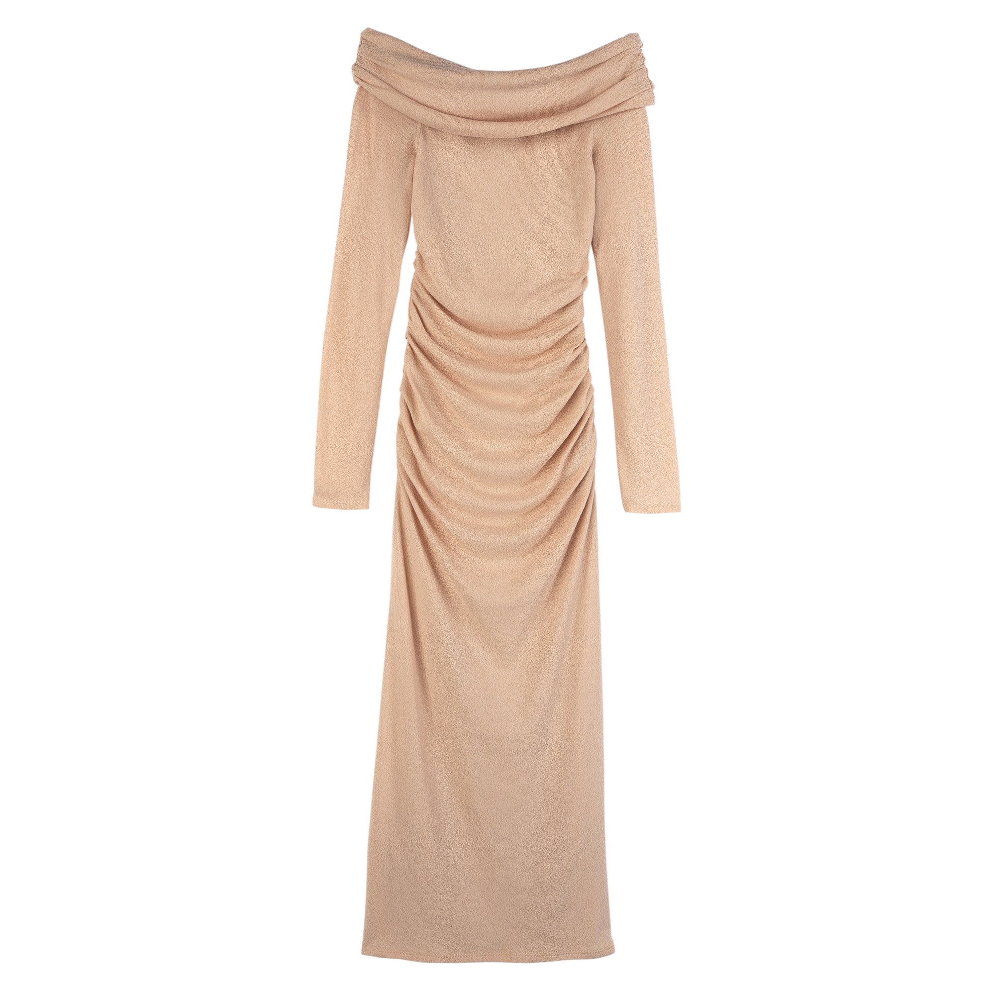 null Long dress, Cream