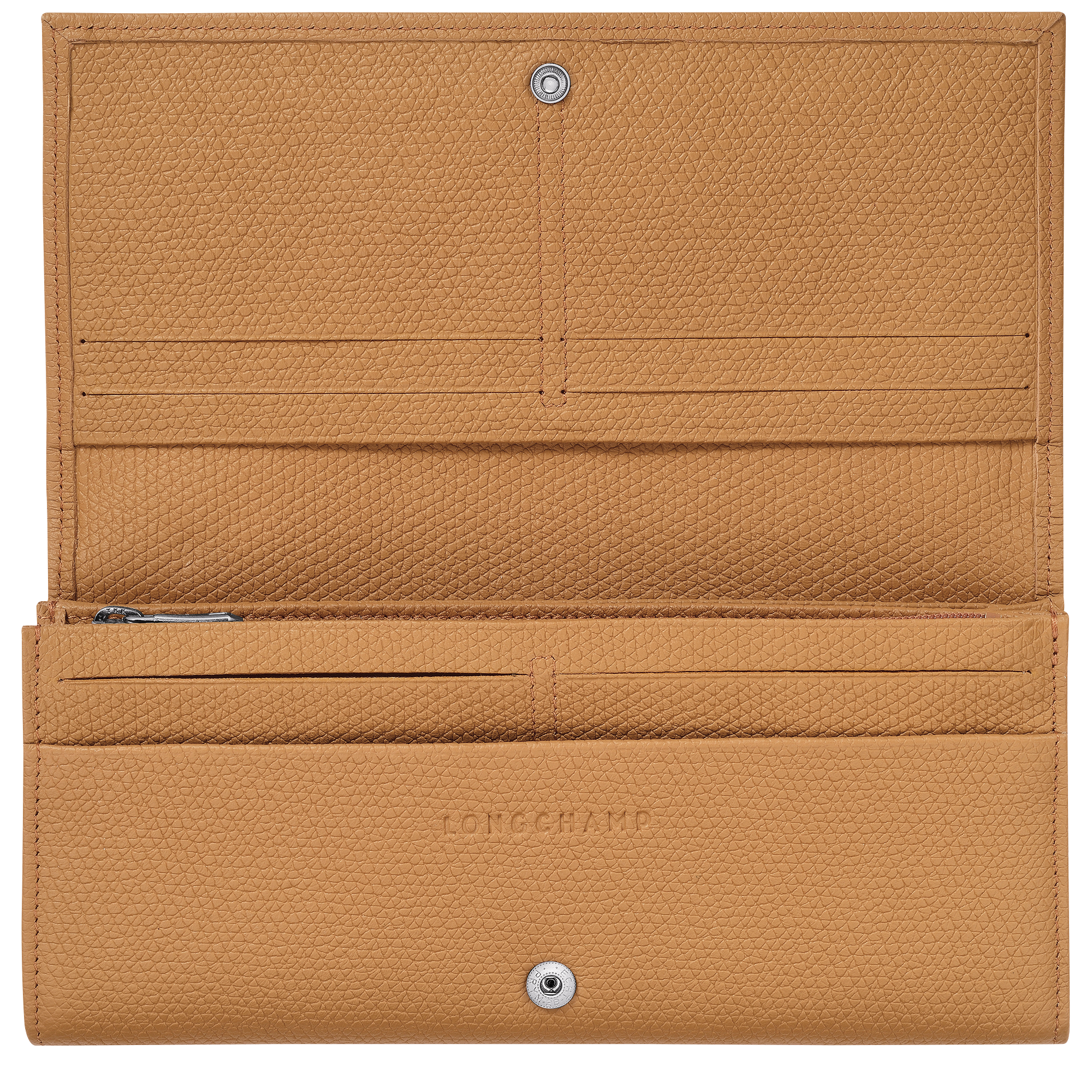 Flap wallet, Walnut - View 3 of
3 - zoom in Le Roseau Flap wallet, Walnut