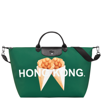 Le Pliage Du Monde L Travel bag , Forest - Canvas