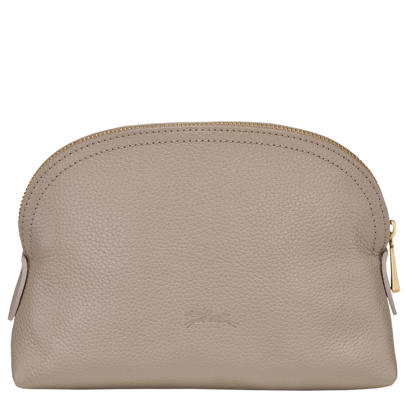 Le Foulonné Pouch , Turtledove - Leather  - View 3 of  3