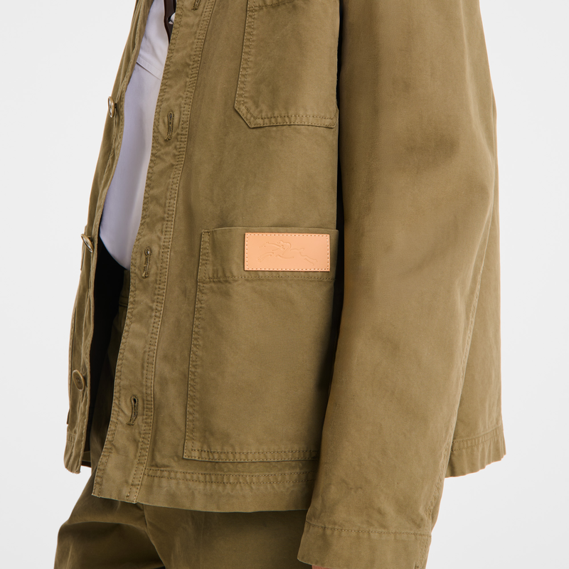 Jacket , Olive - Overdyed cotton  - View 4 of  5