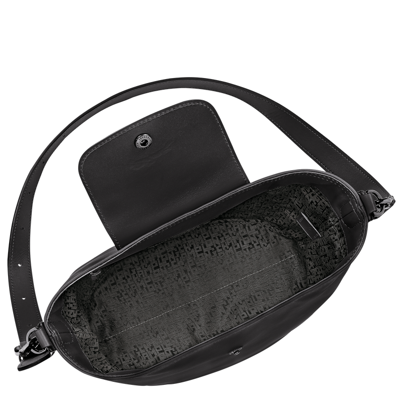 Le Pliage Xtra Shoulder bag , Black - Leather  - View 5 of 6