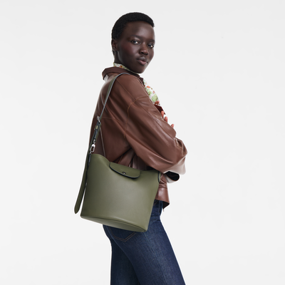 Le Pliage Xtra Shoulder bag , Fir - Leather