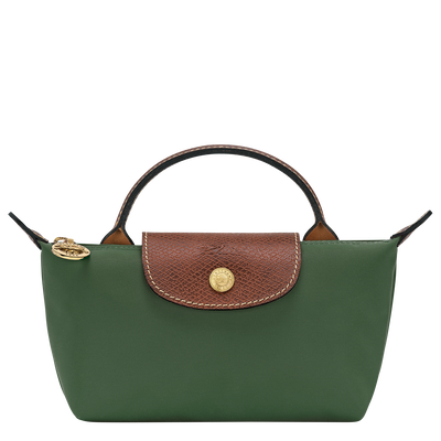 Trousse cosmétiques avec poignée Le Pliage Original , Toile recyclée - Vert Anglais
