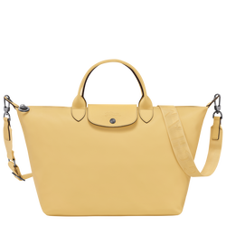 Le Pliage Xtra Tas met handgreep aan de bovenkant L , Tarwegeel - Leder