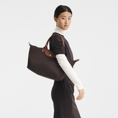 Le Pliage Original Handbag M, Mocha