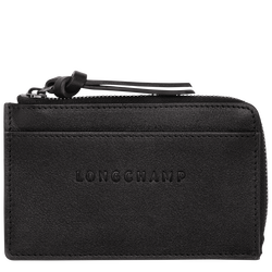 Tarjetero Longchamp 3D , Pelle - Nero