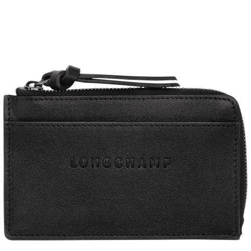 Porte-cartes Longchamp 3D , Cuir - Noir - Vue 1 de 4