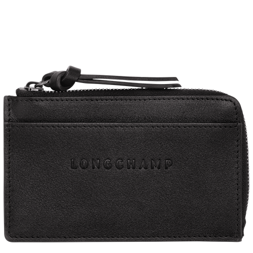 Porte-cartes Longchamp 3D , Cuir - Noir - Vue 1 de 4