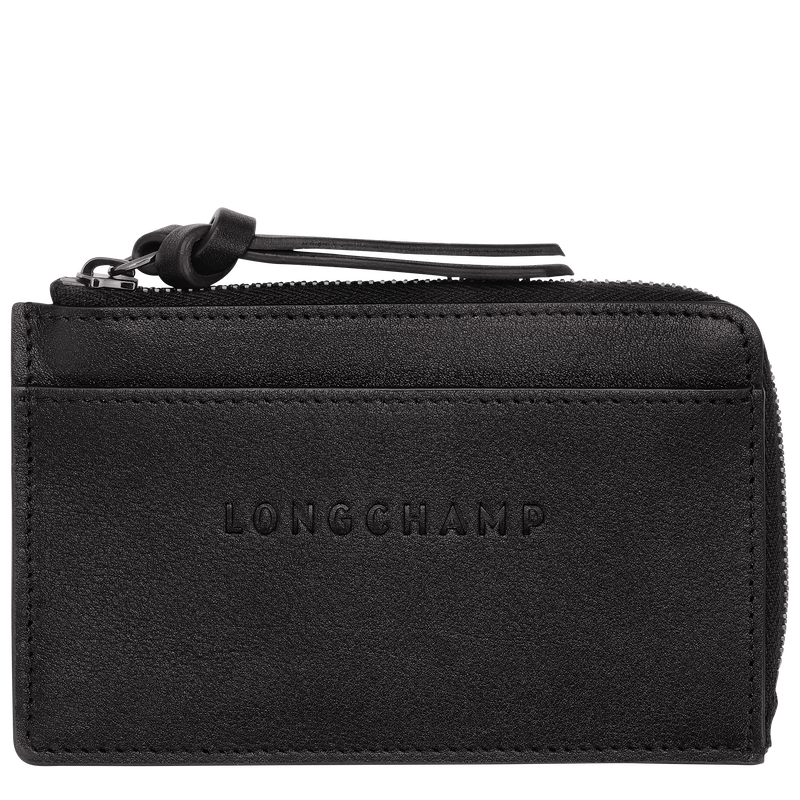 Porte-cartes Longchamp 3D , Cuir - Noir  - Vue 1 de 4