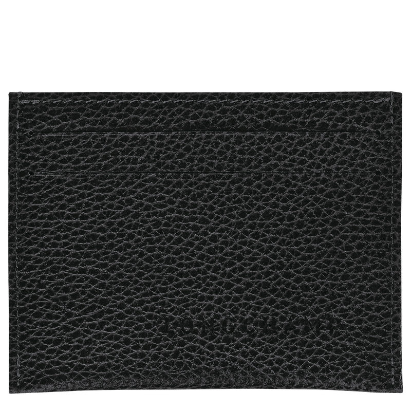 Le Foulonn&eacute; Tarjetero , Cuero - Negro  - Vista 1 de 4