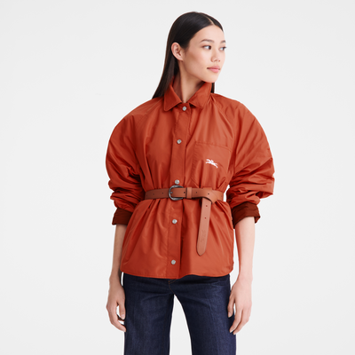 null Blouson ouatiné, Châtaigne/Tomate