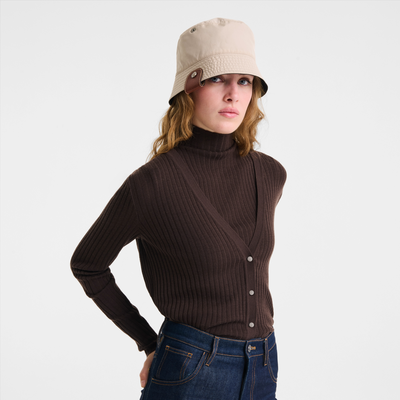 null Reversible bucket hat, Black/Mahogany