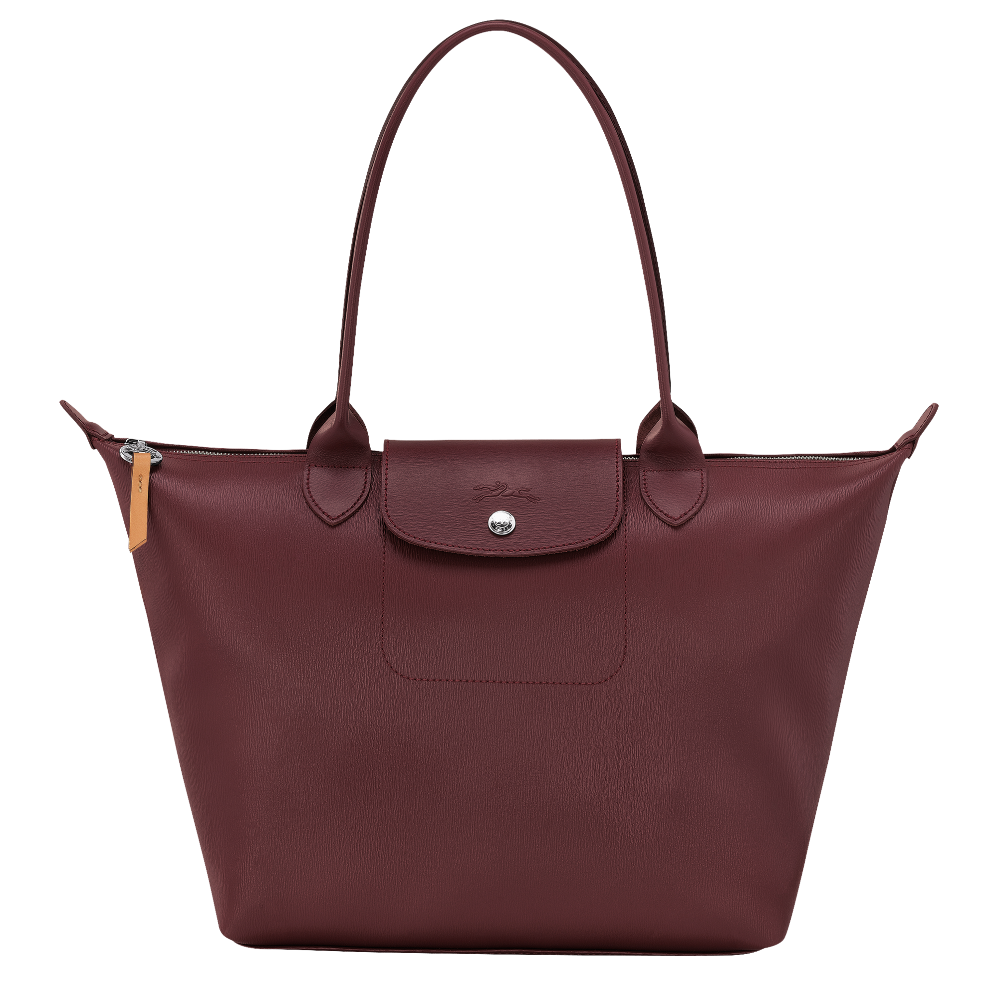 Le Pliage City L Tote bag Plum - Canvas (10182HYQ261)