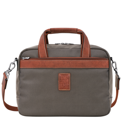 Reisetasche S Boxford , Recyceltes Canvas - Braun - Ansicht 1 von 5