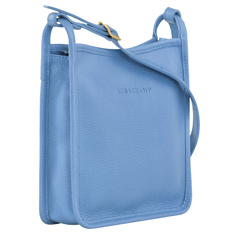 Le Foulonné S Crossbody bag , Cloud Blue - Leather  - View 3 of 4