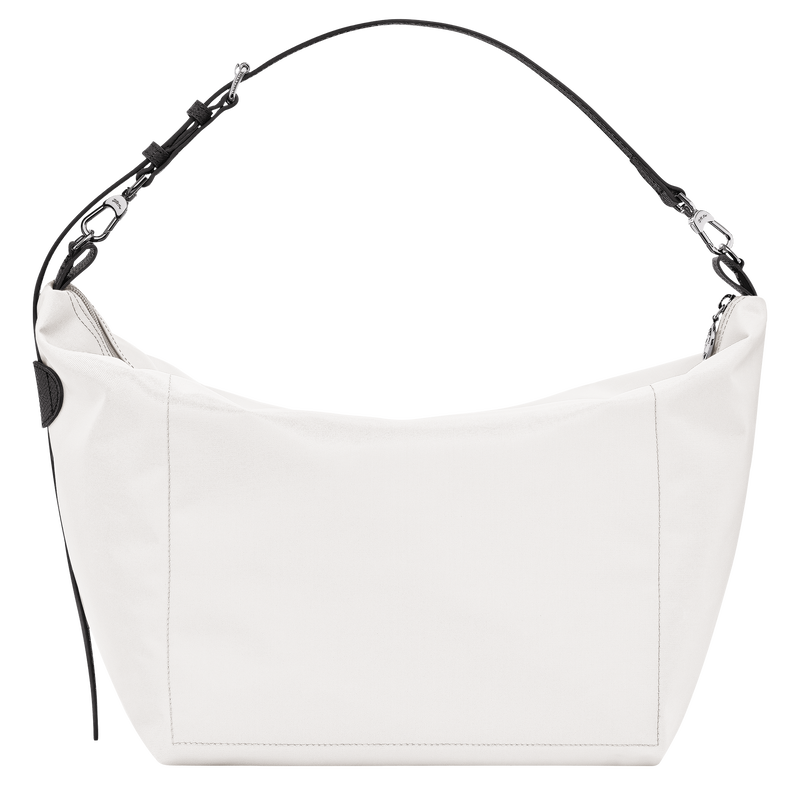 Le Slouchy Bolso Hobo M , Tela - Blanco  - Vista 4 de 5