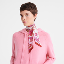 Collier de fleurs Headband , Tomato - Silk