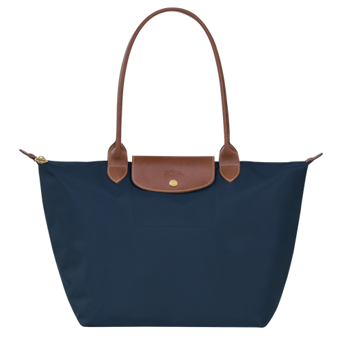 Le Pliage Original L Tote bag , Navy - Recycled canvas - View 1 of 6