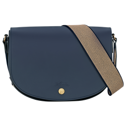 Épure M Crossbody bag , Navy - Leather