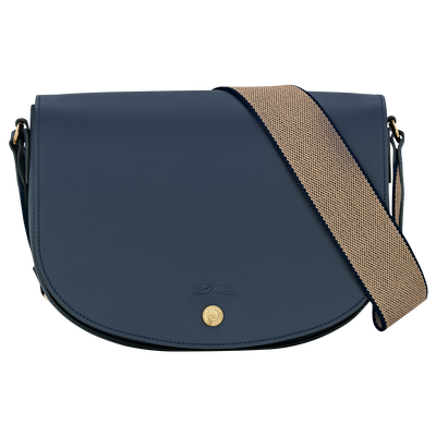 Épure Bolso bandolera M , Cuero - Azul Marino