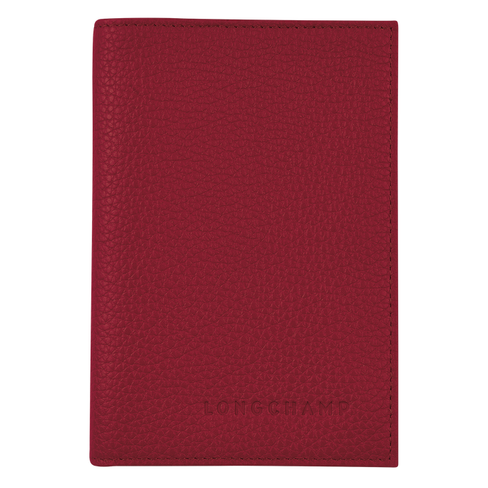 Le Foulonné Passport cover, Red