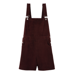Jumpsuit , Eggplant - Leather