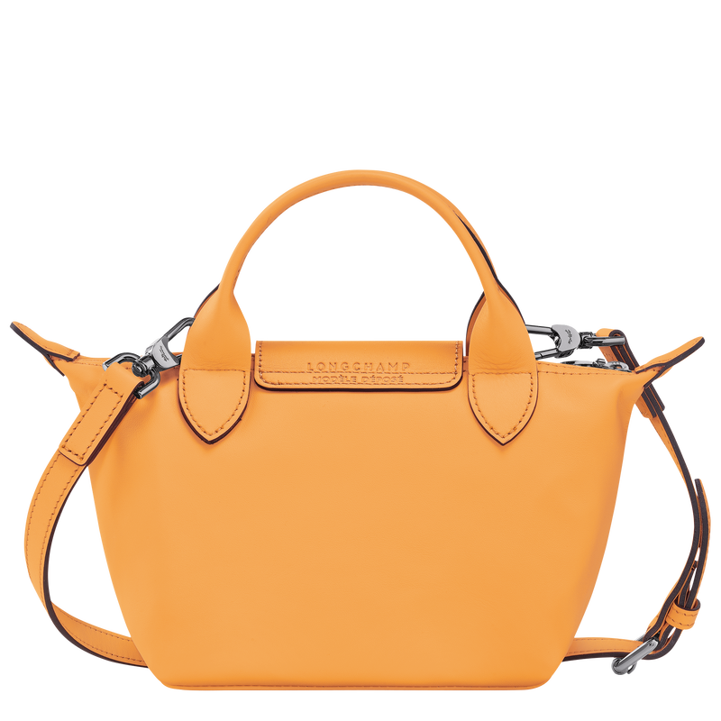 Handtasche XS Le Pliage Xtra , Leder - Apricot  - Ansicht 4 von 5
