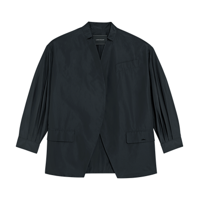 Kimono jacket , Black - Technical taffeta