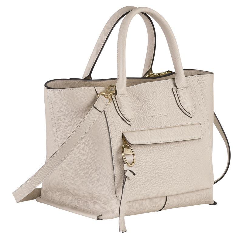 Top handle bag M Mailbox Chalk (10104HTA337) Longchamp AU