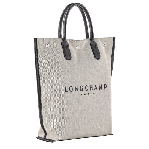 Essential M Tote bag , Ecru - Canvas - View 3 of 6