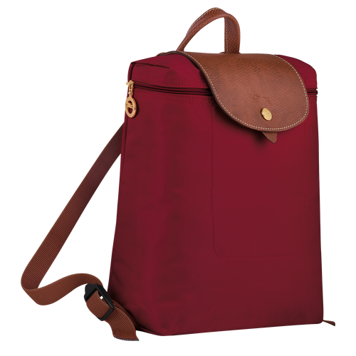 Le Pliage Original Backpack , Red - Recycled canvas - View 3 of  5
