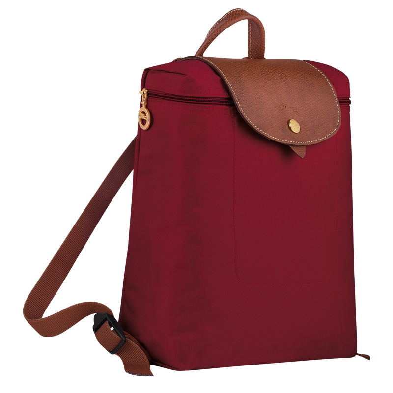 Le Pliage Original Backpack , Red - Recycled canvas  - View 3 of  5