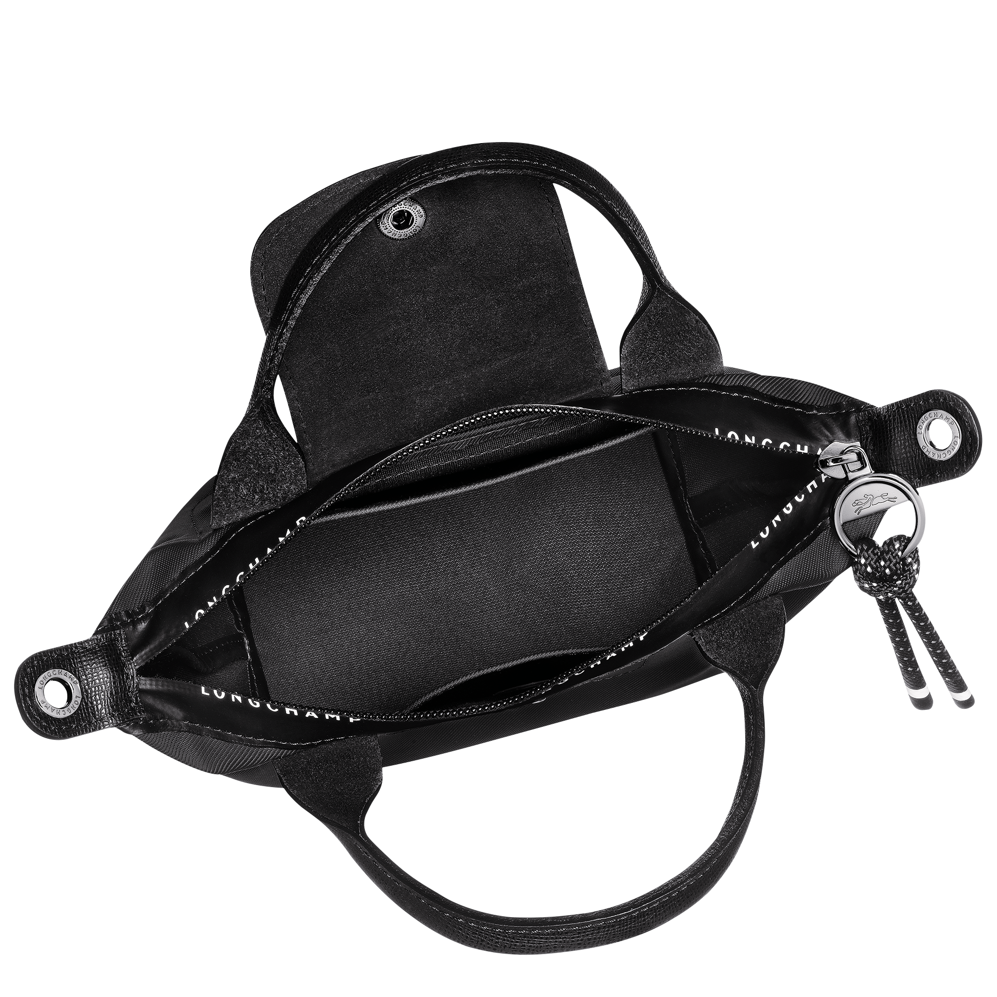 Le Pliage Energy XS Handbag Black - Recycled canvas | Longchamp US Le Pliage Energy XS Handbag Black - Recycled canvas | Longchamp US