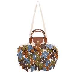 Le Pliage Collection L Mesh bag , Lichen - Canvas