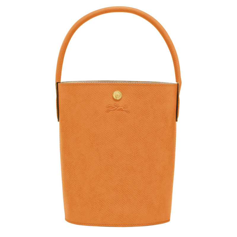 Sac seau S pure Cuir Abricot Longchamp LU
